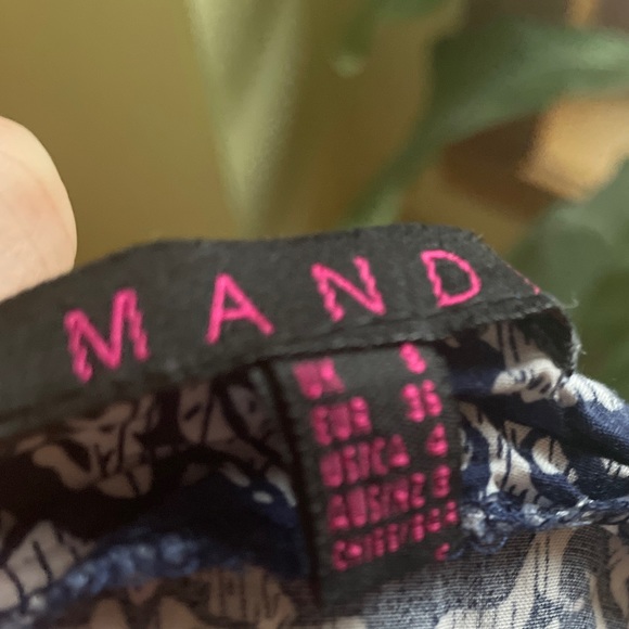 Blue rococo style flowy dress - Picture 2 of 3